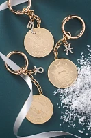 Zodiac Pressed Coin Bag Charm