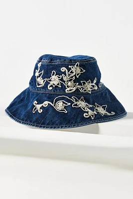 ALÉMAIS Carmen Mid Brim Bucket Hat