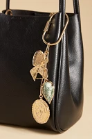 Brass & Stone Bag Charm