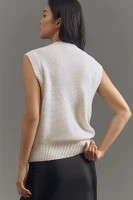 Maeve Rosette Knit Vest