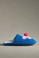 Verloop Flower Pom Slide Slippers