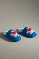 Verloop Flower Pom Slide Slippers