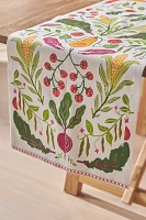 Folkloric Veggies Table Runner