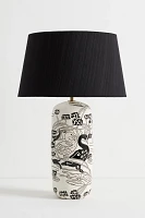 Black Swan Ceramic Table Lamp