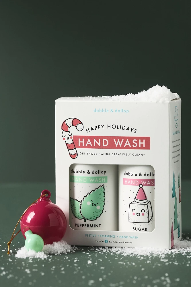 Dabble & Dollop Happy Holidays Hand Wash Set