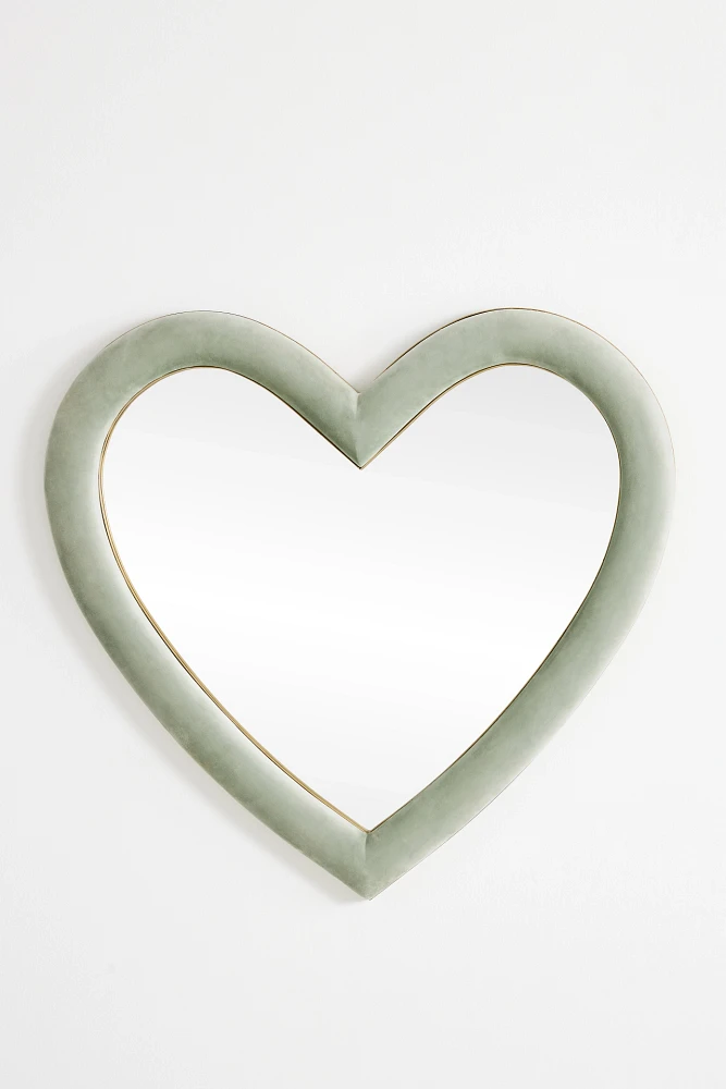 Amor Velvet Heart Mirror