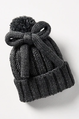 Maeve Chunky Knit Bow Beanie