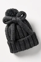 Maeve Chunky Knit Bow Beanie