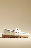 By Anthropologie Lug Boat Loafers