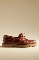 By Anthropologie Lug Boat Loafers