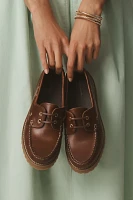 By Anthropologie Lug Boat Loafers