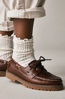 By Anthropologie Lug Boat Loafers