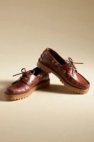 By Anthropologie Lug Boat Loafers