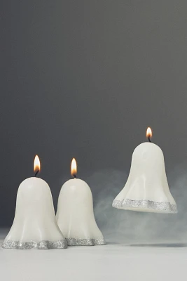 Meri Meri Glitter-Dipped Ghost Candles, Set of 3