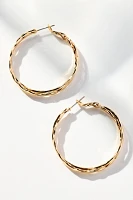 Textured Hoop Earrings