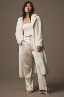 Unreal Fur Dove Faux-Fur Long Coat