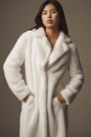 Unreal Fur Dove Faux-Fur Long Coat