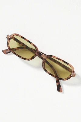 I-SEA Skinny Rectangle Tortoiseshell Sunglasses