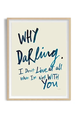 Why Darling Wall Art