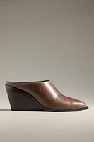 By Anthropologie Western Mule Heels