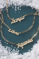 Zodiac Gold Necklace