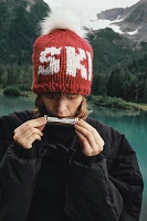 GOGO Sweaters Ski Beanie with Removable Pom