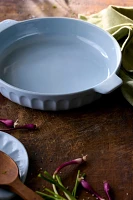 Amelie Latte Portuguese Stoneware Pie Dish