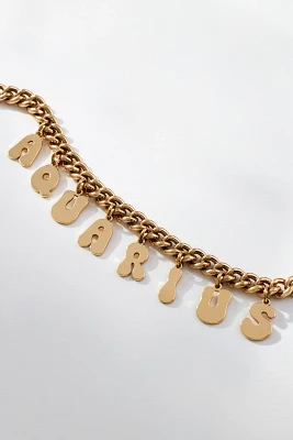 Zodiac Gold Charm Bracelet