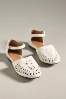 Seychelles Crimson Woven Flats