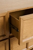 Halstead Oak Nine-Drawer Dresser