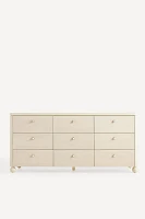 Tasha Lacquer Poplar Wood Nine-Drawer Dresser