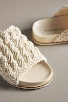 Kelsi Dagger Brooklyn Squish Woven Slide Sandals