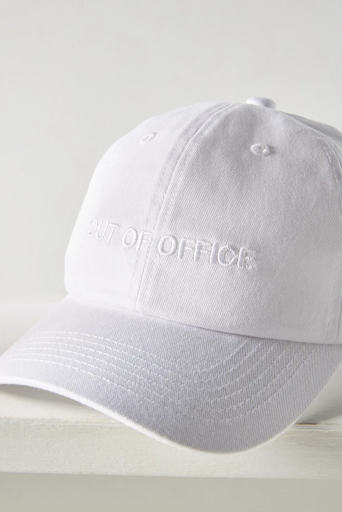 Intentionally Blank Out of Office Baseball Cap