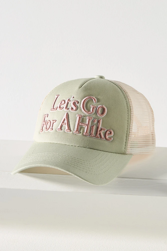 Worn/West Let's Go For A Hike Trucker Hat