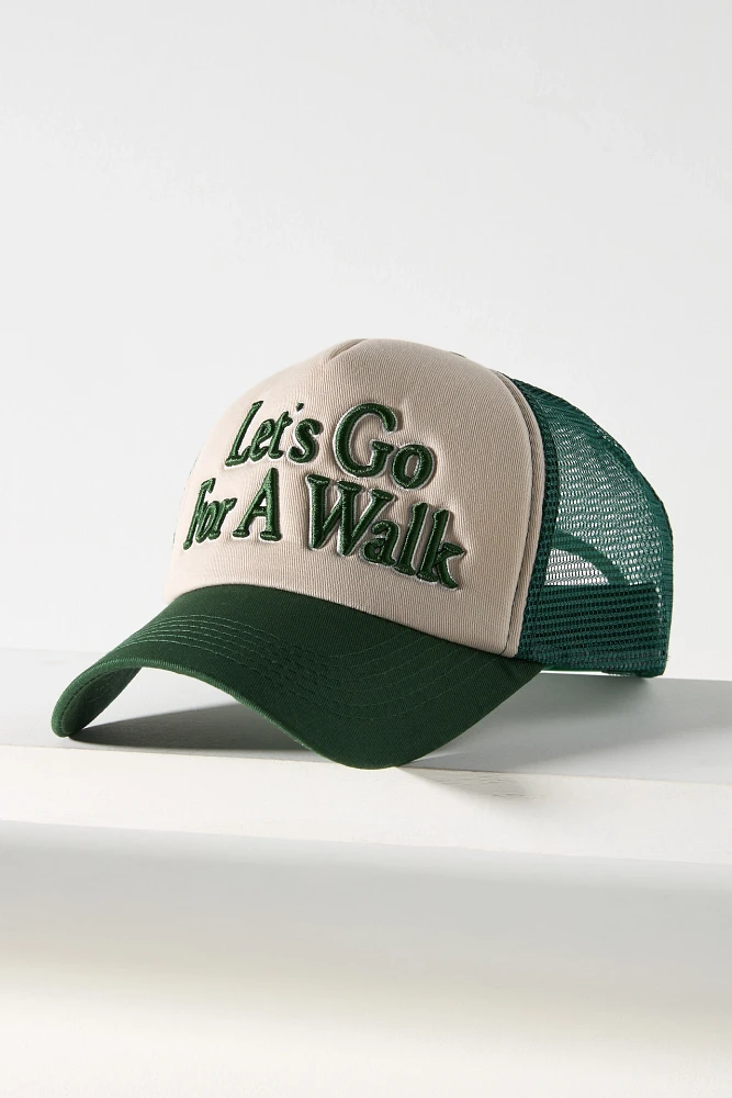 Worn/West Let's Go For a Walk Trucker Hat