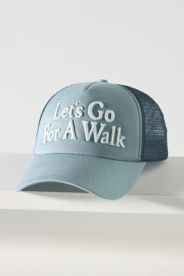 Worn/West Let's Go For a Walk Trucker Hat