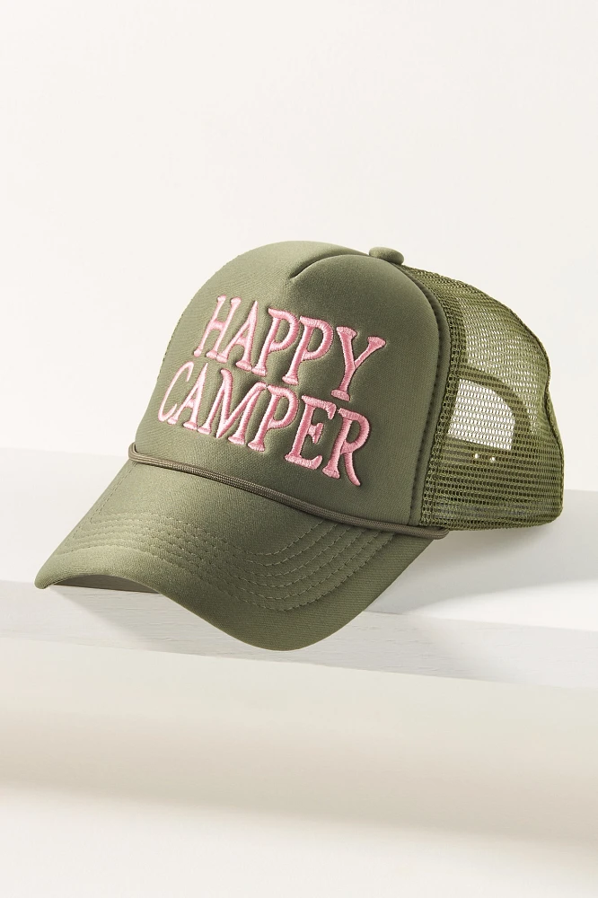 Worn/West Happy Camper Trucker Hat