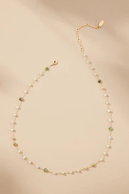 Mixed Bead Dainty Necklace