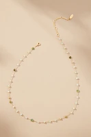 Mixed Bead Dainty Necklace