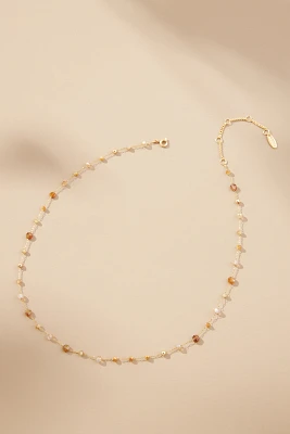 Mixed Bead Dainty Necklace