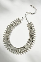 Crystal Woven Track Necklace