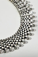 Crystal Woven Track Necklace