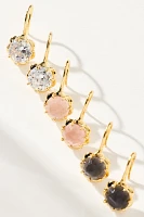 Glass Stone Drop Earrings