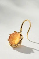 Glass Stone Drop Earrings