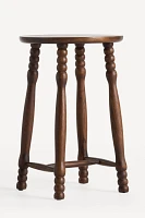 Pierre Turned Wood Counter Stool