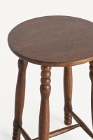 Pierre Turned Wood Counter Stool