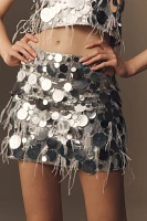 Walter Baker Darcy Sequin Mini Skirt