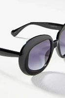 Oversized Tonal Ombré Sunglasses