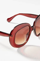 Oversized Tonal Ombré Sunglasses