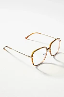 Tortoiseshell Trim Square Readers